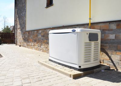 Residential Generator in Use